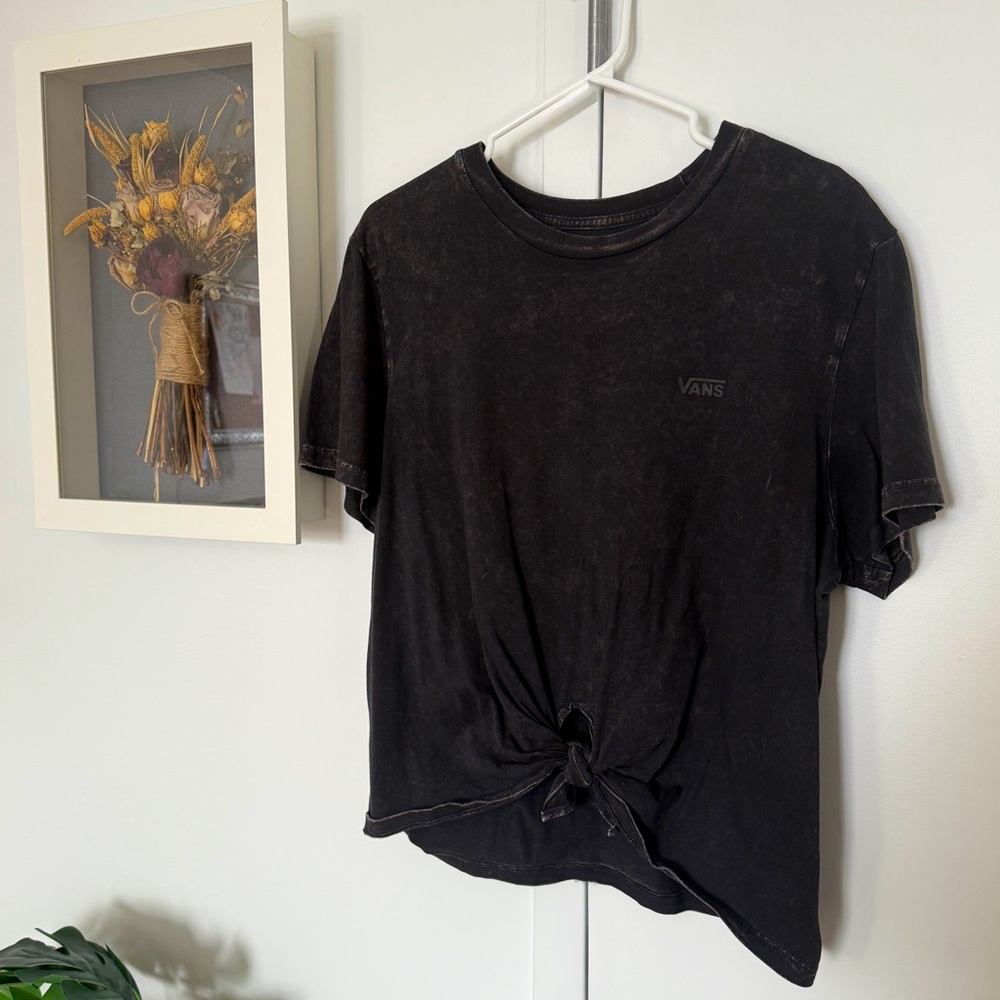 Vans knot crop tshirt